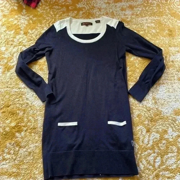 Ben Sherman color block mod lightweight sweater, dress small - Picture 1 of 7